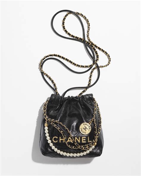 chanel 22 bag black small|Chanel women 22 bag.